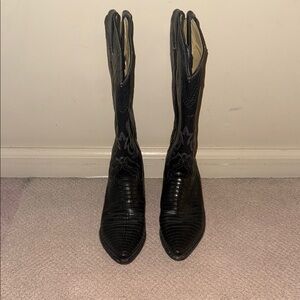 Billy Martin Black Cowboy Boot